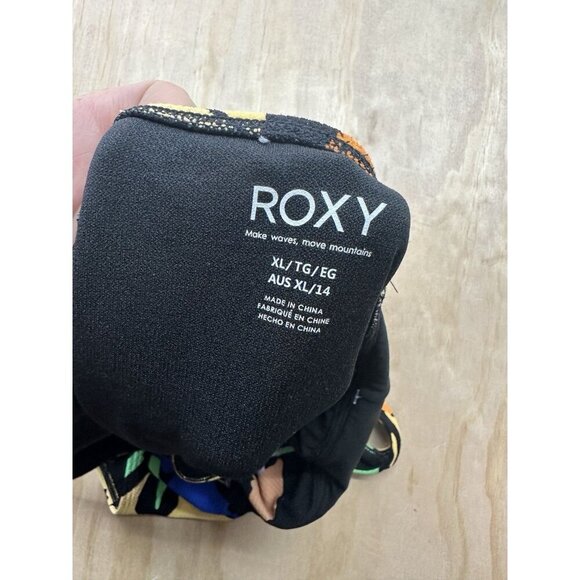 Roxy Color Jam One Piece Swimsuit Multi Size XL NWTs $110 Colorful Padded Bra - Picture 5 of 5